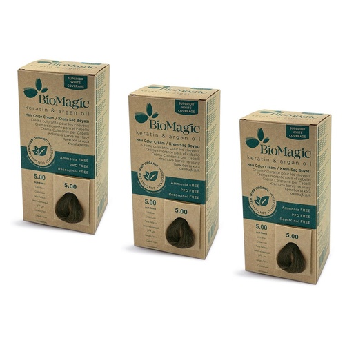 Bio Magic Permanent Light Brown 5/00 Pack of 3