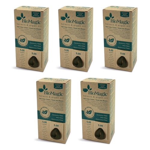 Bio Magic Permanent Light Brown 5/00 Pack of 5