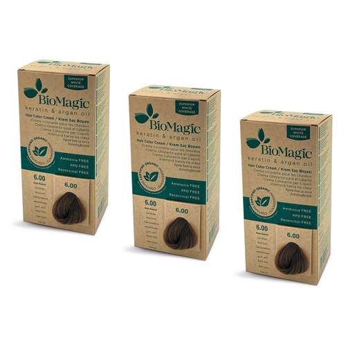 Bio Magic Permanent Dark Blonde 6/00 Pack of 3