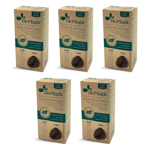Bio Magic Permanent Dark Blonde 6/00 Pack of 5