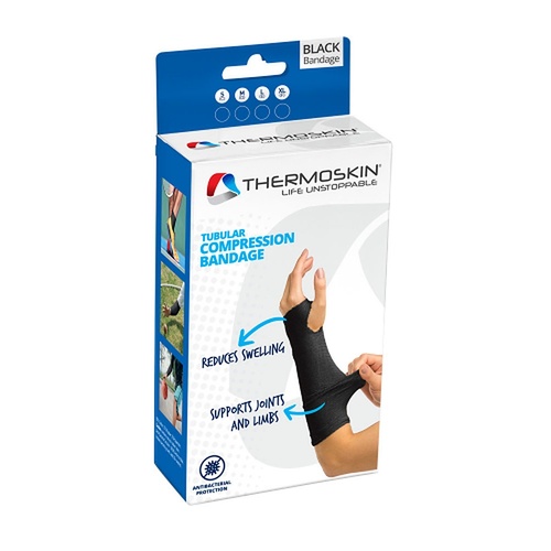 Thermoskin Tubular Compression Bandage Medium Black