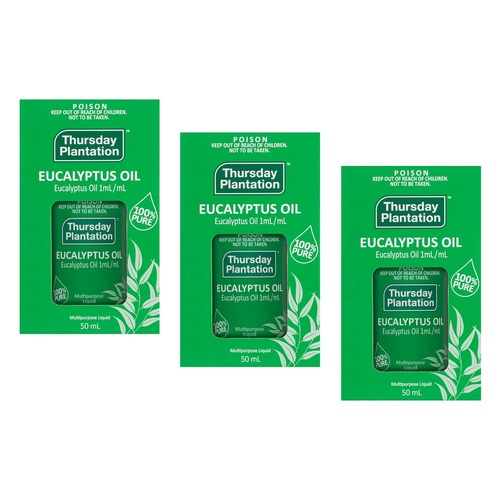 Thursday Plantation Eucalyptus Oil 50mL Pack of 3