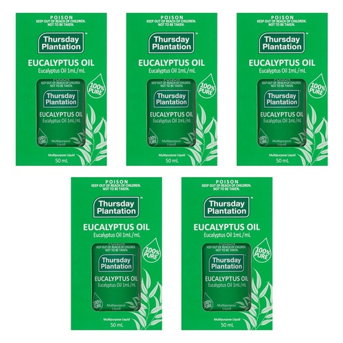 Thursday Plantation Eucalyptus Oil 50mL Pack of 5