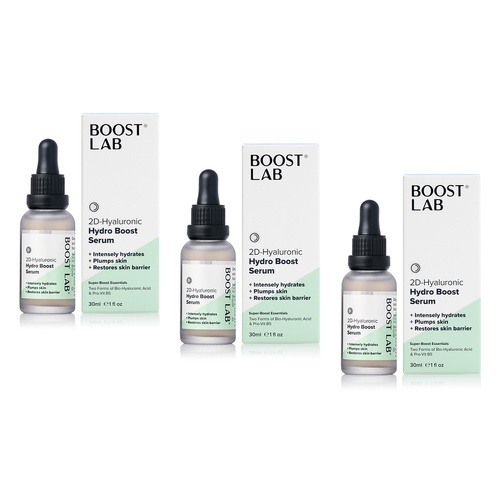 Boost Lab 2D-Hyaluronic Hydro Boost Serum 30mL Pack of 3