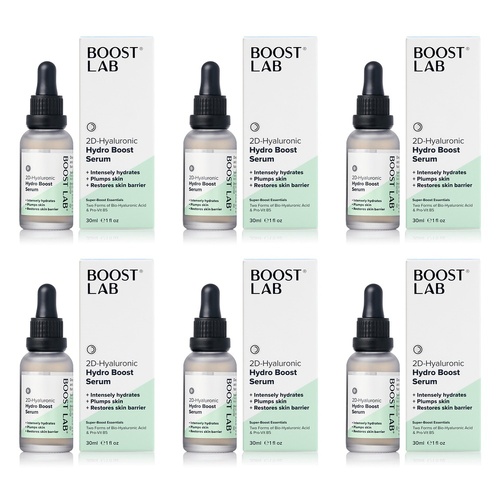 Boost Lab 2D-Hyaluronic Hydro Boost Serum 30mL Pack of 6