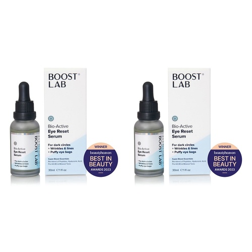 Boost Lab Bio-Active Eye Reset Serum 30mL Pack of 2