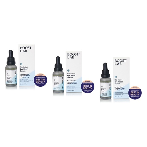 Boost Lab Bio-Active Eye Reset Serum 30mL Pack of 3