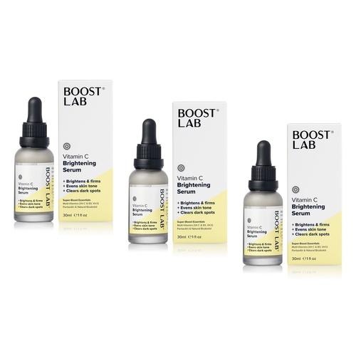 Boost Lab Vitamin C Brightening Serum 30mL Pack of 3