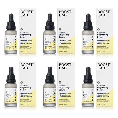 Boost Lab Vitamin C Brightening Serum 30mL Pack of 6