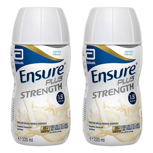 Ensure Plus Strength Vanilla Nutrition Drink 220mL Pack of 2