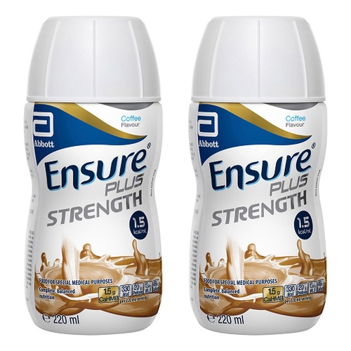 Ensure Plus Strength Coffee Nutrition Drink 220mL Pack of 2
