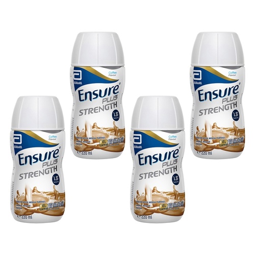 Ensure Plus Strength Coffee Nutrition Drink 220mL Pack of 4
