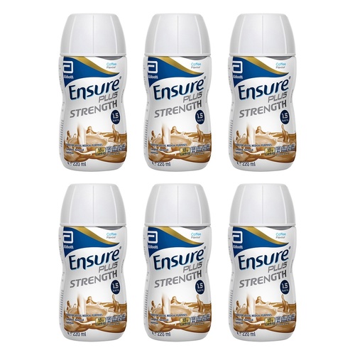 Ensure Plus Strength Coffee Nutrition Drink 220mL Pack of 6