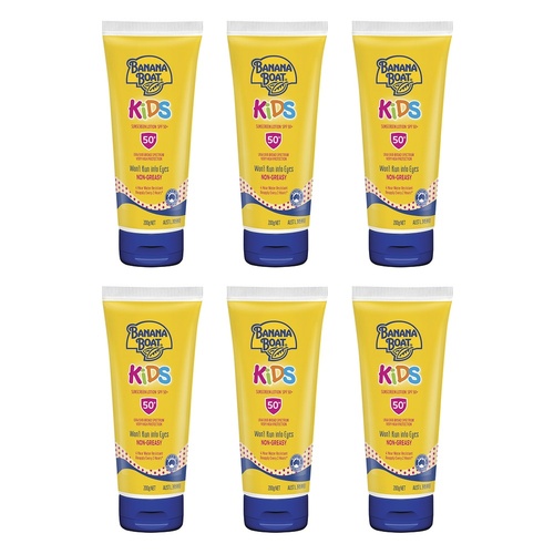 Banana Boat Kids Sunscreen Lotion SPF 50+ 200g Pack of 6