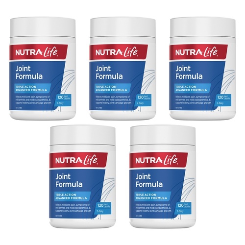 Nutra-Life Joint Formula 120 Capsules Pack of 5