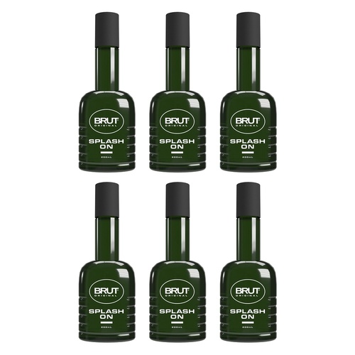 Brut Original Splash On, 200mL x 6 Bundle of 6