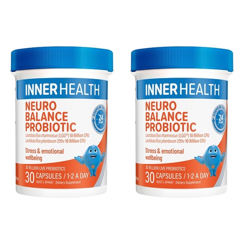 Inner Health Neuro Balance Probiotic 30 Capsules Pack of 2