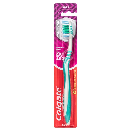 Colgate ZigZag Adult Toothbrush Soft x 8