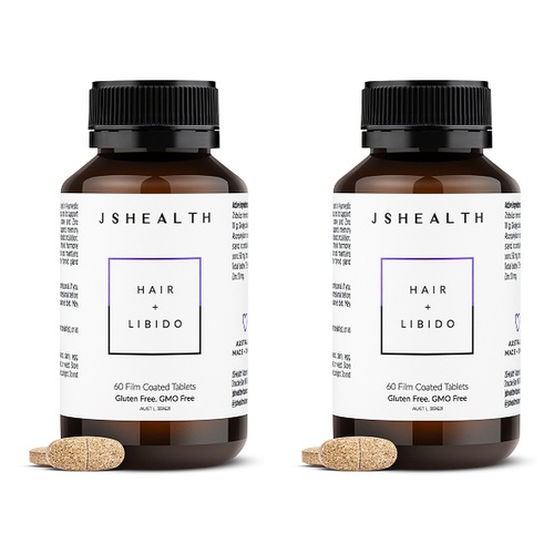 JSHealth Hair + Libido 60 Tablets Pack of 2