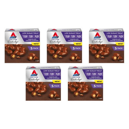 Atkins Endulge Chocolate Almond 30g 5 Pack Bundle of 5