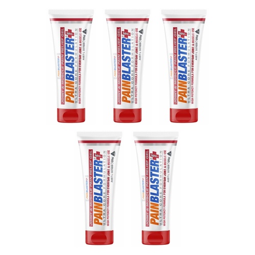 Pain Blaster Joint & Muscle Pain Relief Gel 125g Pack of 5