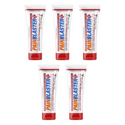 Pain Blaster Joint & Muscle Pain Relief Gel 185g Pack of 5