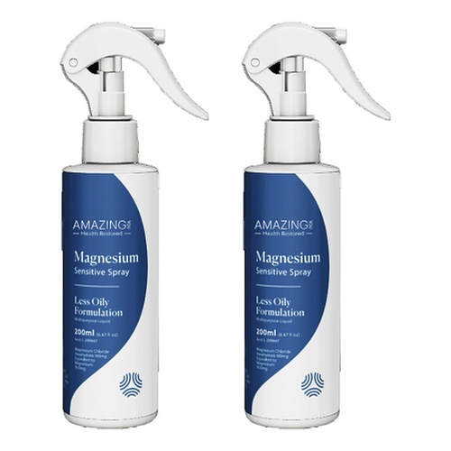 Amazing Oils Daily Magnesium Spray 200mL Pack of 2