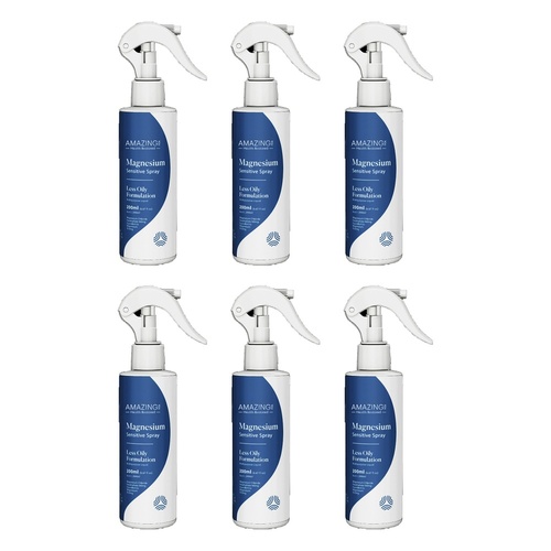 Amazing Oils Daily Magnesium Spray 200mL Pack of 6