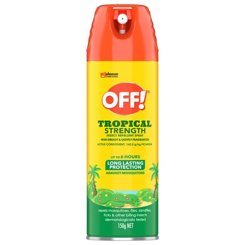 Off Tropical Strength Insect Repellent Aerosol Spray 150g