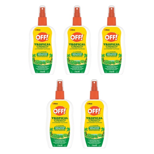 Off Tropical Strength Insect Repellent Pump Spray 175mL Pack of 5