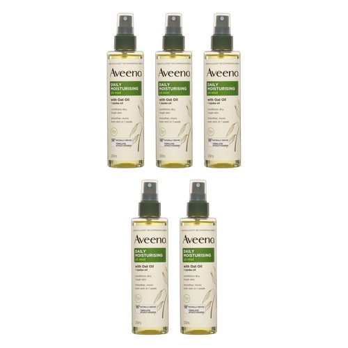Aveeno Daily Moisturising Oil Mist 200mL Pack of 5