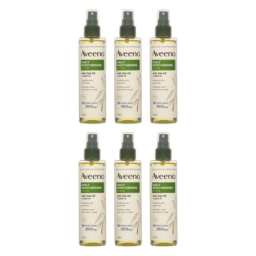 Aveeno Daily Moisturising Oil Mist 200mL Pack of 6