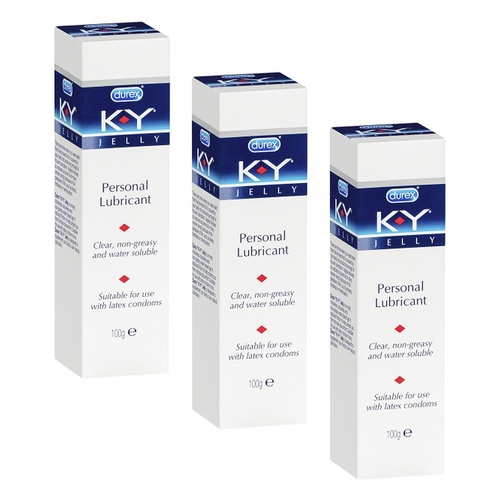 Durex K-Y Jelly Personal Lubricant 100g Pack of 3