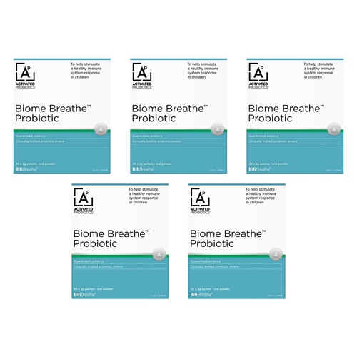 Activated Probiotics Biome Breathe 30 Sachets Pack of 5