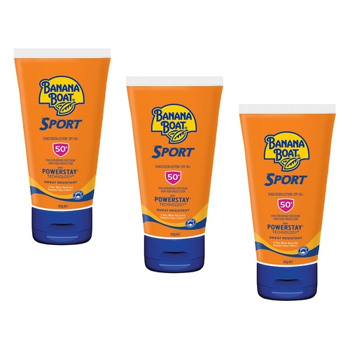Banana Boat Sport Sunscreen Lotion SPF50+ 100g Pack of 3