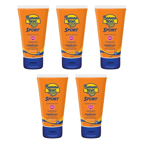 Banana Boat Sport Sunscreen Lotion SPF50+ 100g Pack of 5