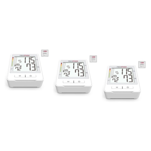 Rossmax USB Powered Blood Pressure Monitor Pack of 3