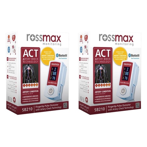 Rossmax Fingertip Pulse Oximeter Pack of 2