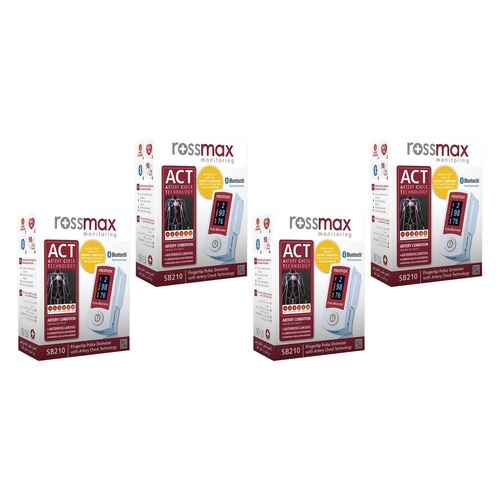 Rossmax Fingertip Pulse Oximeter Pack of 4