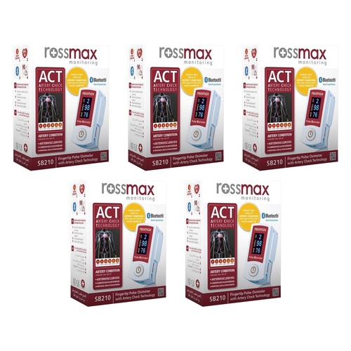 Rossmax Fingertip Pulse Oximeter Pack of 5