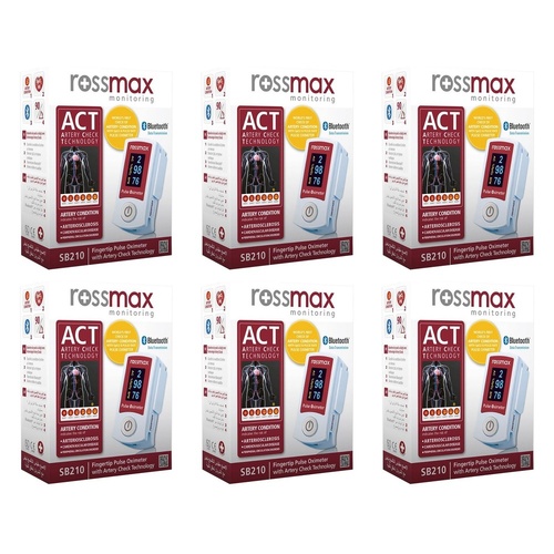 Rossmax Fingertip Pulse Oximeter Pack of 6