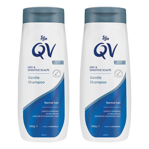Ego QV Gentle Shampoo 500g Pack of 2