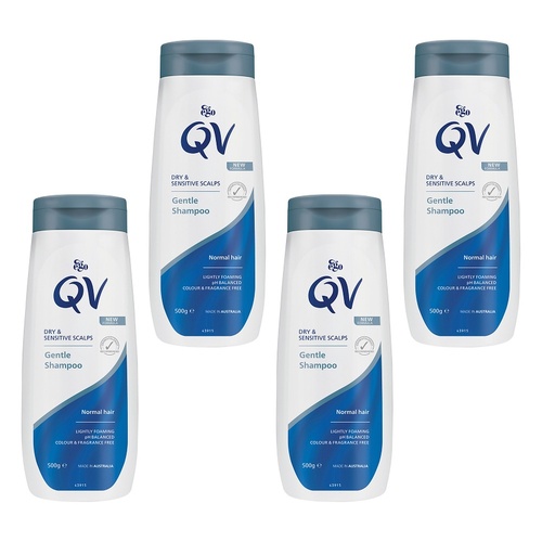 Ego QV Gentle Shampoo 500g Pack of 4