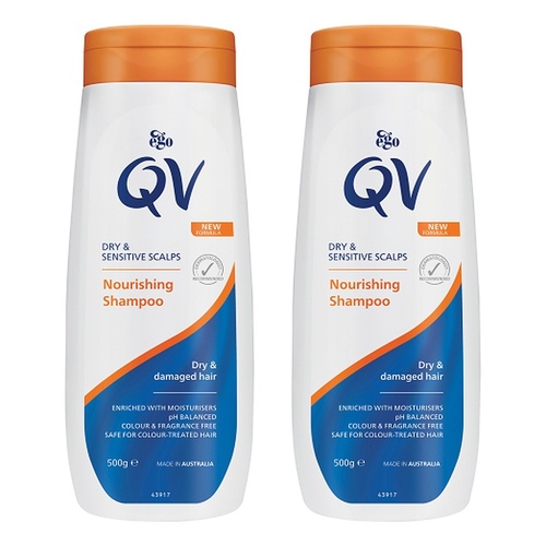 Ego QV Nourishing Shampoo 500g Pack of 2