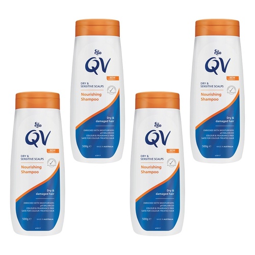 Ego QV Nourishing Shampoo 500g Pack of 4