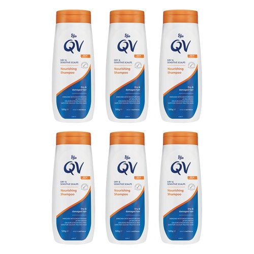Ego QV Nourishing Shampoo 500g Pack of 6