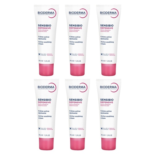 Bioderma Sensibio Lightweight Defensive Moisturiser 40mL Pack of 6