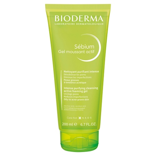 Bioderma Sebium Anti-Blemish Deep Cleansing Gel Moussant Actif 200mL