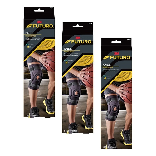 Futuro Hinged Knee Brace Adjustable Pack of 3