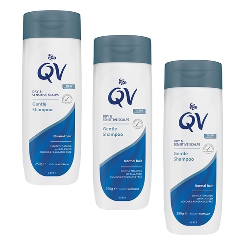 Ego QV Gentle Shampoo 250g Pack of 3